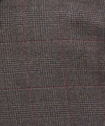 Brown & Neutral Tailored Fit Pow Check Jacket