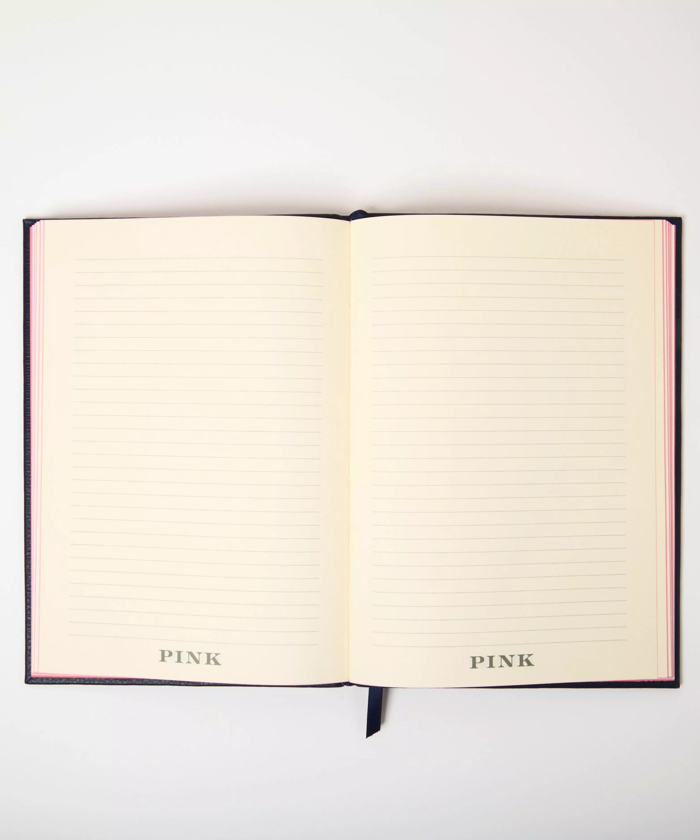 Navy Blue A5 Leather Bound Notebook