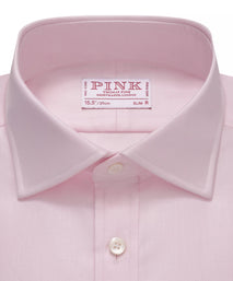 Pale Pink Slim Fit Double Cuff Royal Twill Formal Shirt