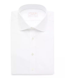 White Tailored Fit Royal Twill Formal Shirt